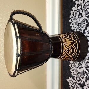 Handcrafted Brown Djembe Drum